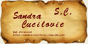 Sandra Čučilović vizit kartica